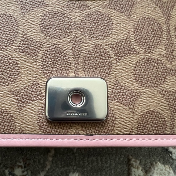 COACH Lunar New Year Bandit Bag in Colorblock Signature Canvas w/ Rabbit Charm - Picture 9 of 12